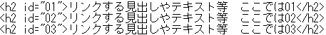 要素にIDを付ける